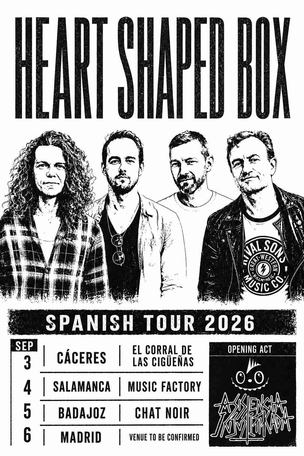 Heart Shaped Box — Spanish Tour 2026
